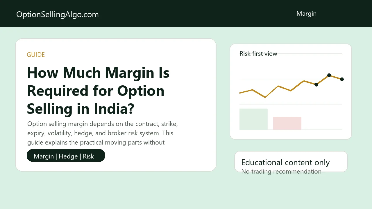 Option Selling Margin in India: How It Works Before You Sell a Trade with option selling risk, margin, hedge, and strategy context
